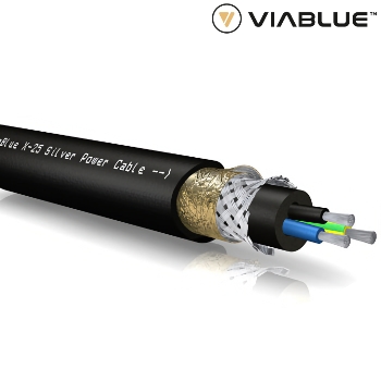 Viablue X-25 Copper Silver plated Mains Cable