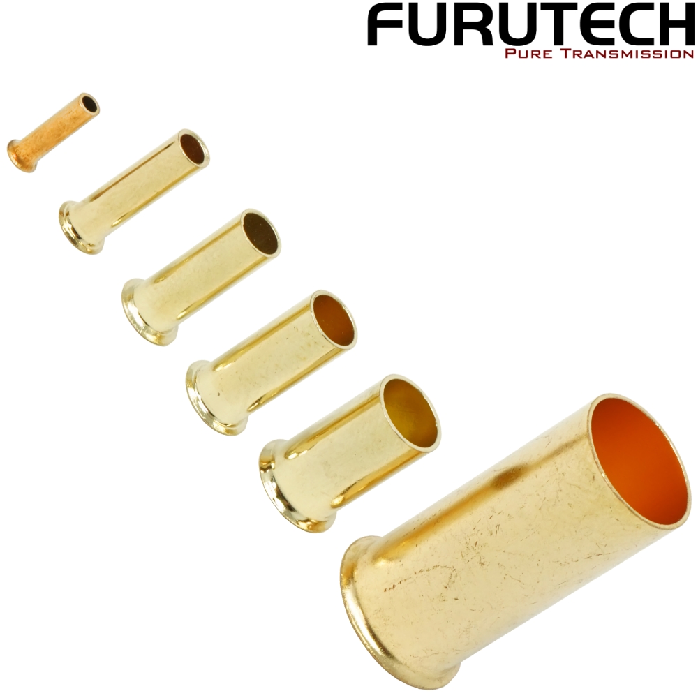Furutech Pure Copper Gold-plated Crimp Sleeves
