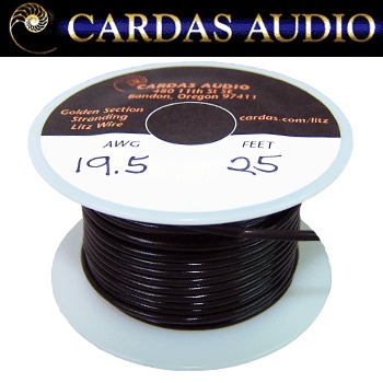 Cardas 19.5 AWG (0.9mm dia.) Litz Copper multistrand wire