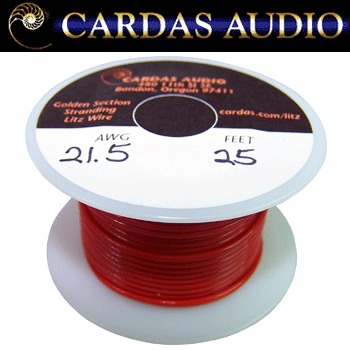 Cardas 21.5 AWG (0.85mm dia.) Litz Copper multistrand wire