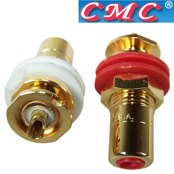 CMC-816-U-G RCA sockets, gold plated