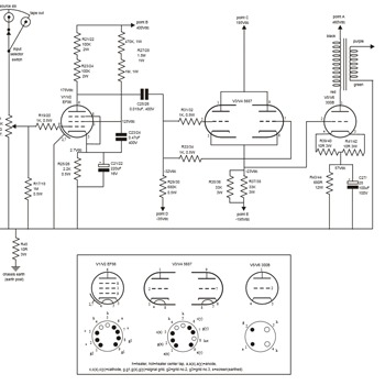 Glasshouse 300BSE Amp - Circuit Description