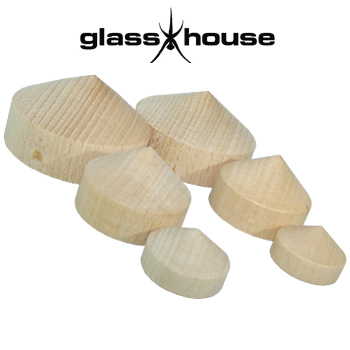 Glasshouse Medium Wooden Cone Feet
