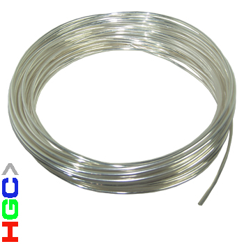 HGC 99.999% pure silver wire, 2mm diameter