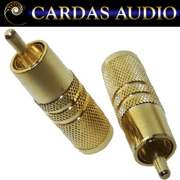 Cardas AGMO RCA plug, gold plated - DISCONTINUED