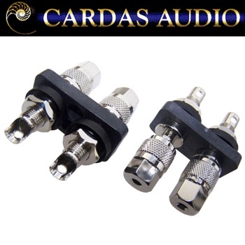 Cardas CCRR-S Short rhodium silver plate posts