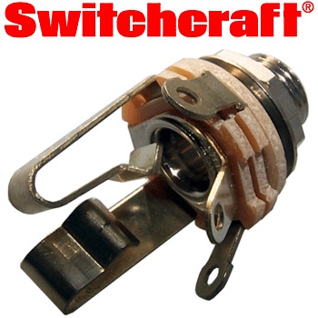 Switchcraft 1/4 inch Stereo Open Frame Jack Socket