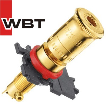 WBT-0730.01 classic Pole Terminal, Gold Plated