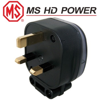 MS328: MS HD Power 13A UK mains plug, unplated