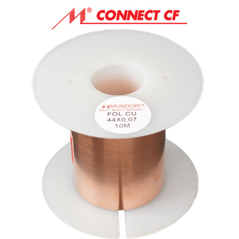 FOL.CU-44x0.07: Mundorf Copper Foil 44mm width x 0.07mm uninsulated (10m)