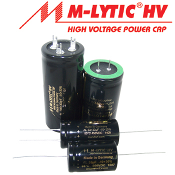 Mundorf MLytic HV Electrolytic Capacitors