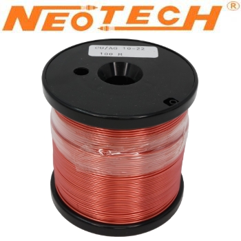 Neotech CU-AG OCC Copper/OCC Silver Alloy Solid Wire with PE Sleeving