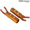 SC-1005Y: Yarbo 7mm red copper spades (pair)