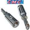 CMC-0658-AG Silver plated 4mm banana plug