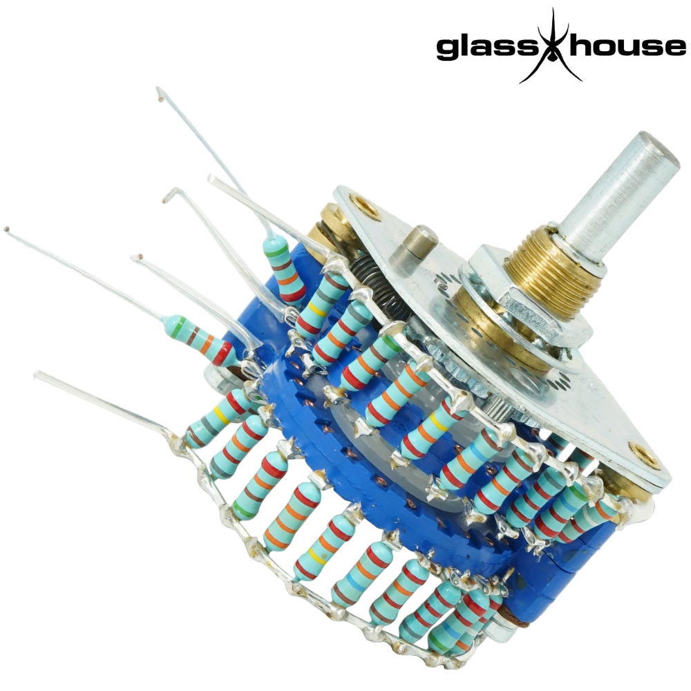 Glasshouse / Blore Edwards 2-pole 23-way switch / Stereo Shunt Stepped Attenuator