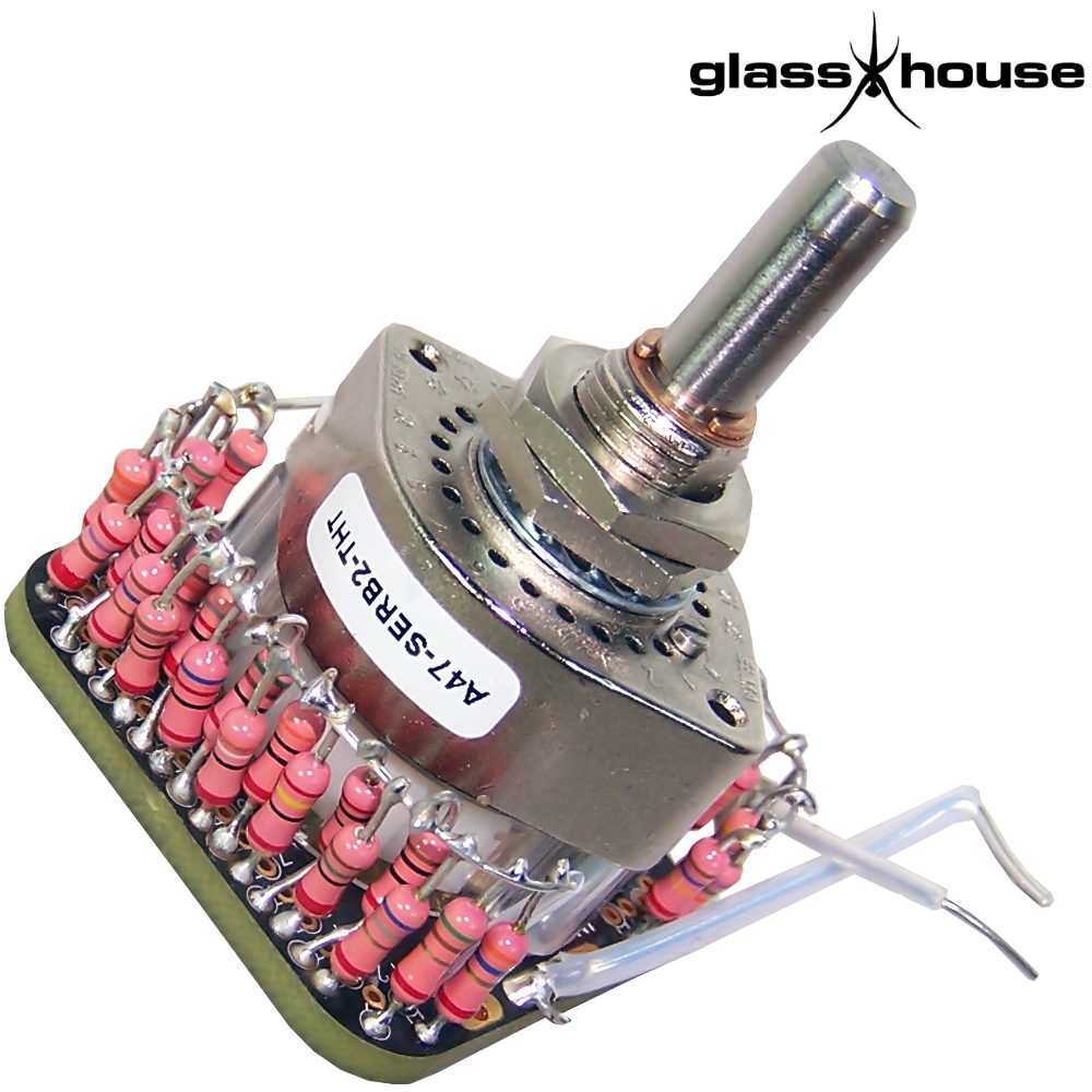 Glasshouse / Elma 1-pole 47-way switch / Mono Shunt Stepped Attenuator