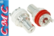 CMC-805-2.5CUR-AG: CMC Copper, thick Silver-plated RCA sockets