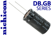 Nichicon GB & DB Type Electrolytic Bipolar Capacitor