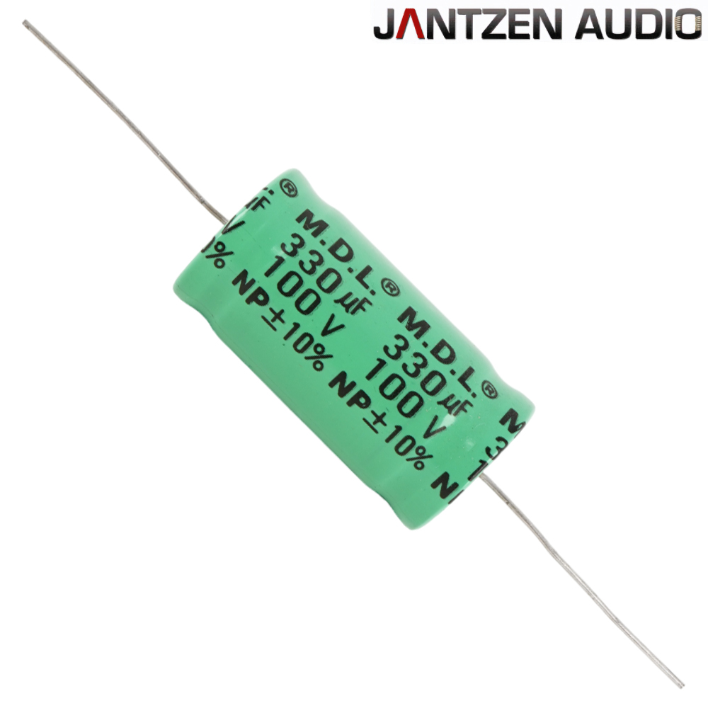 001-6092: 330uF 100Vdc Jantzen 10% Electrolytic Bipolar Capacitor