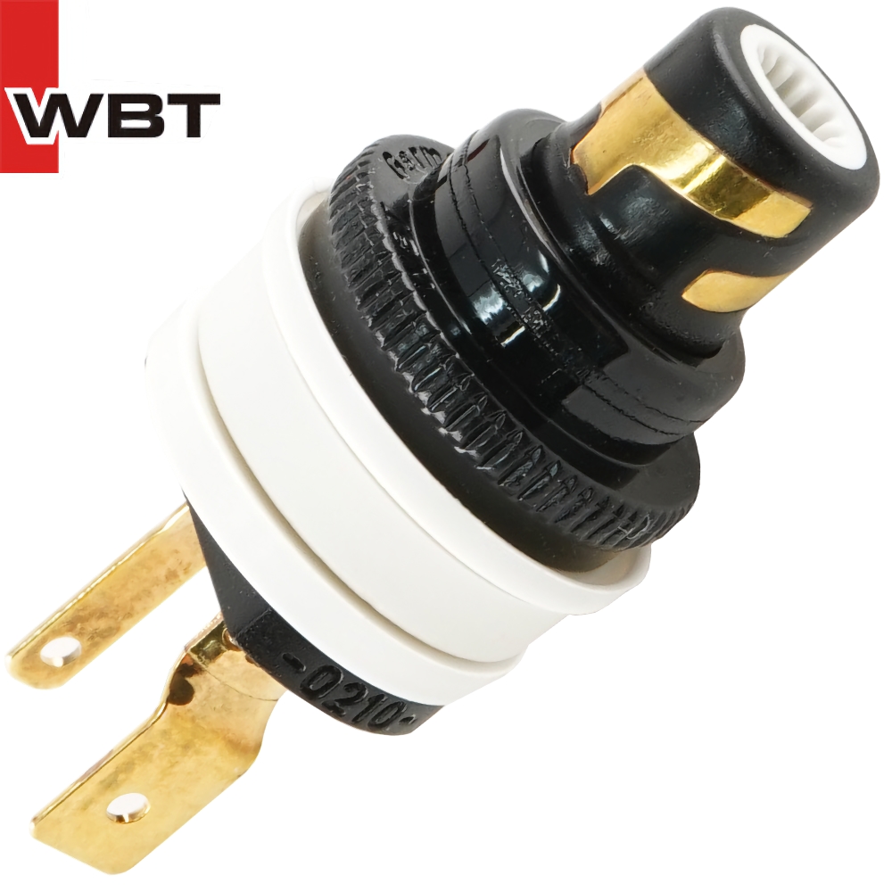 WBT-0210 Cu: nextgen RCA socket (White)