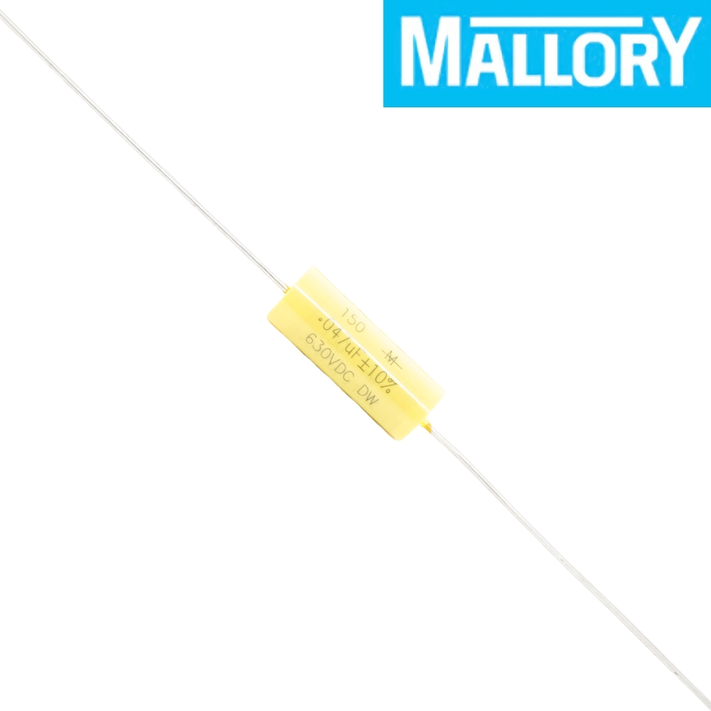 150M-210: 0.047uF 630Vdc Mallory M150 Polyester Capacitor