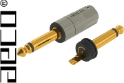 AECO AT6-1221G 6.3mm Mono Jack, Tellurium Copper Gold-plated