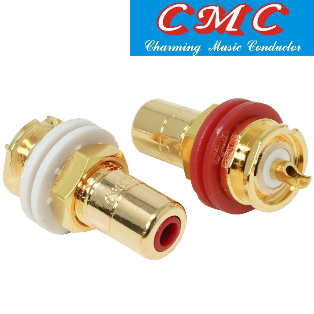 CMC-816-U-G: CMC Gold-plated RCA sockets (pair)