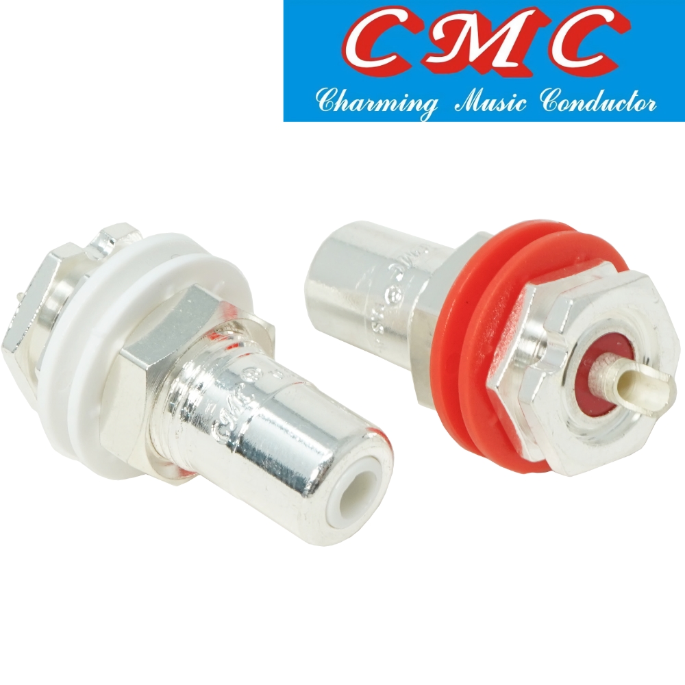 CMC-826-AG: CMC Silver-plated RCA sockets (pair)