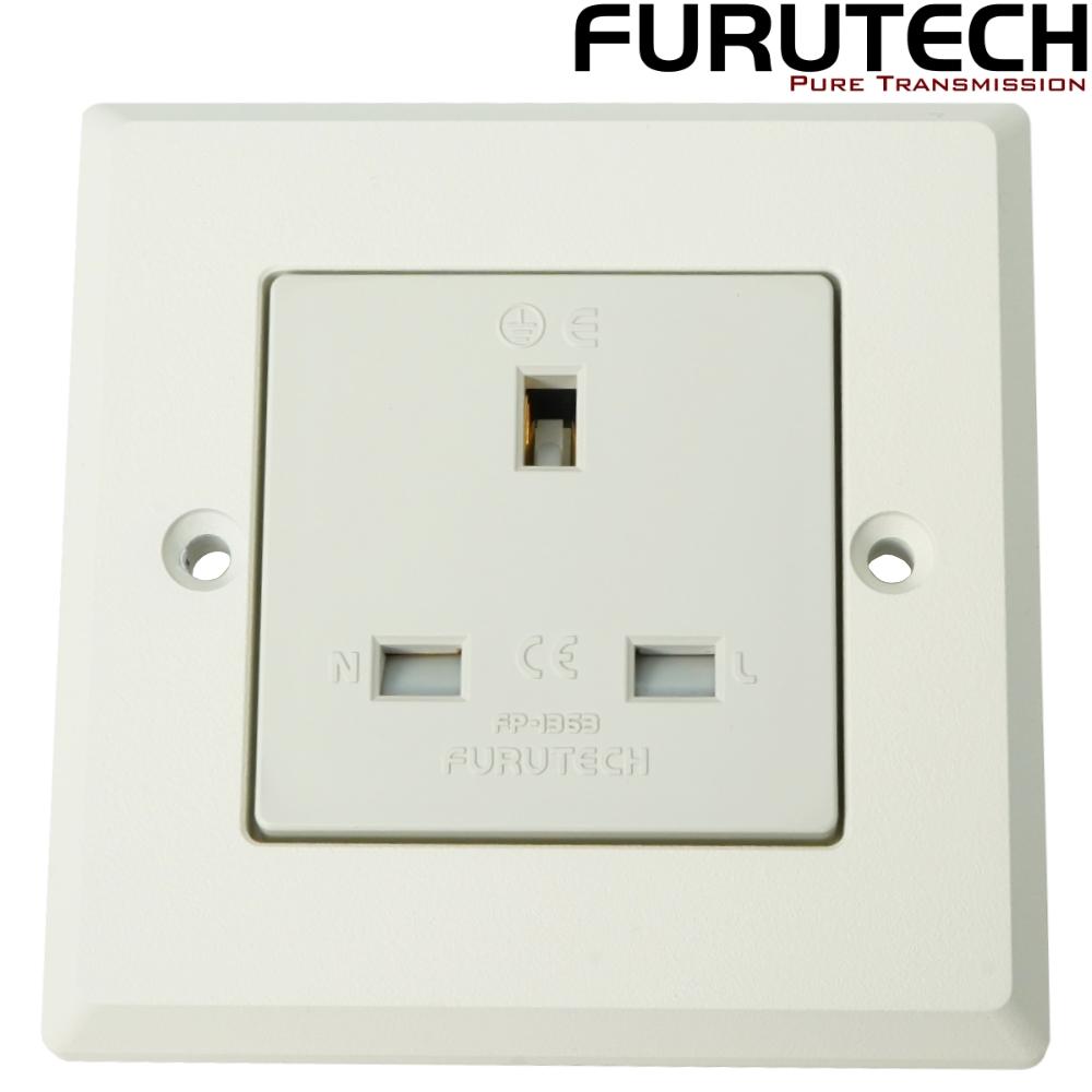 FP-1363-S(G): Furutech FP-1363-S Gold-plated High Performance UK Wall Socket