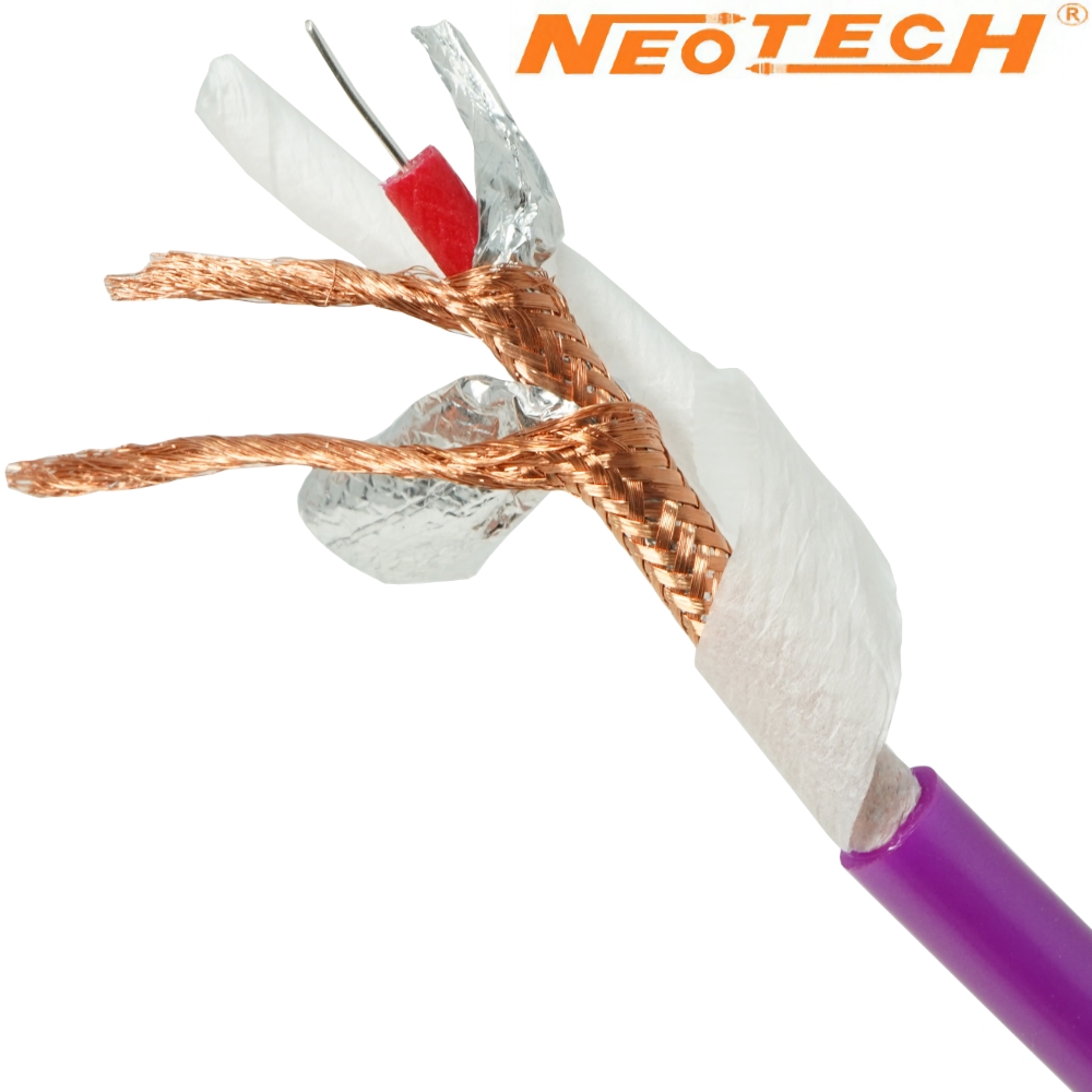 NEVD-4001: Neotech Silver-plated UP-OFC Copper Digital Cable - 75 Ohm (1m)