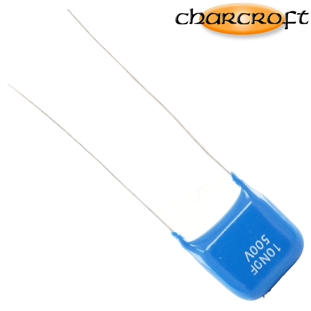 CA1D 10000PF: 10000pF 500Vdc Charcroft Audio Silver Mica Capacitor*