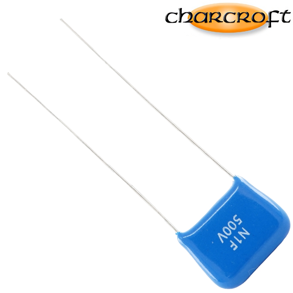 CA1D 100PF: 100pF 500Vdc Charcroft Audio Silver Mica Capacitor