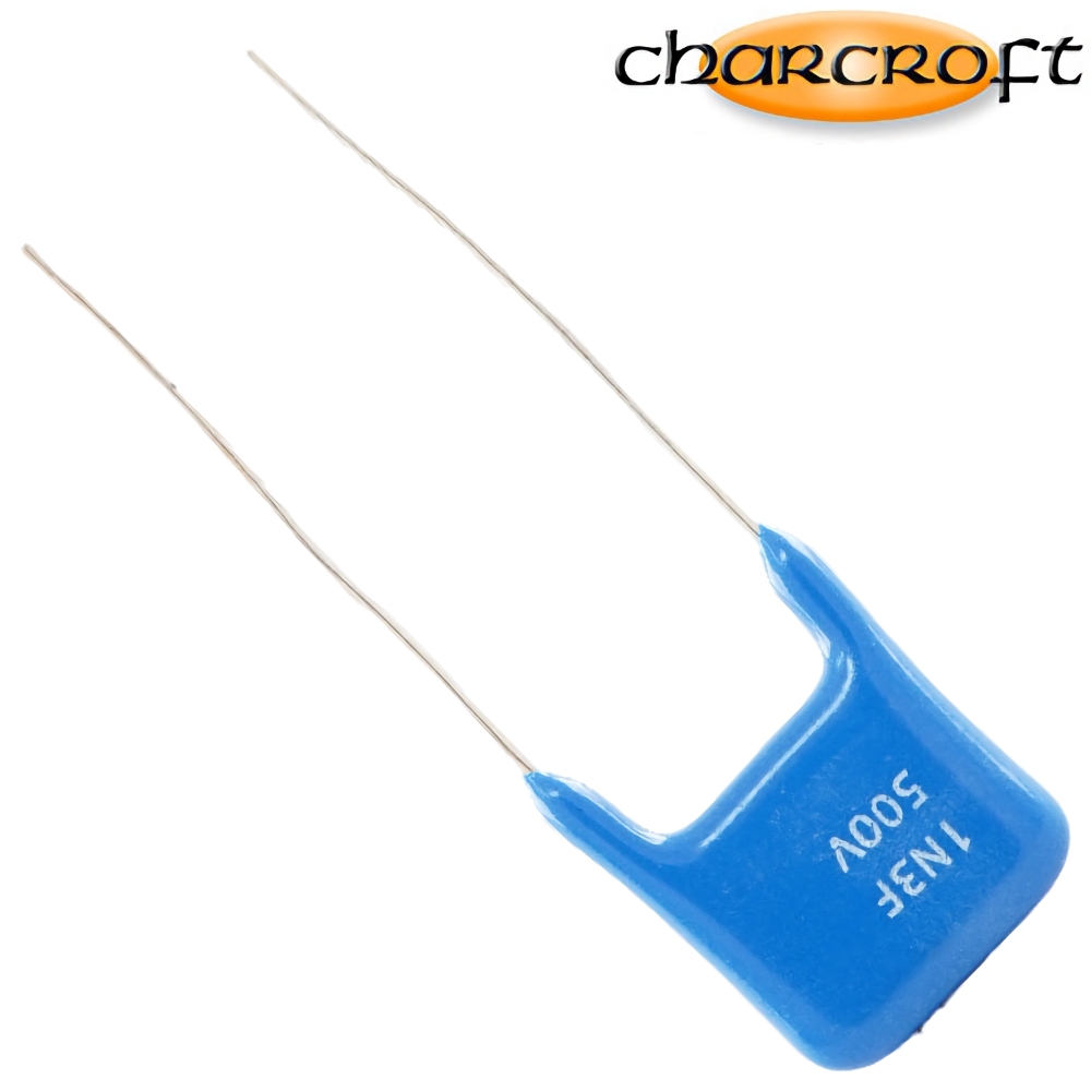 CA1D 1300PF: 1300pF 500Vdc Charcroft Audio Silver Mica Capacitor