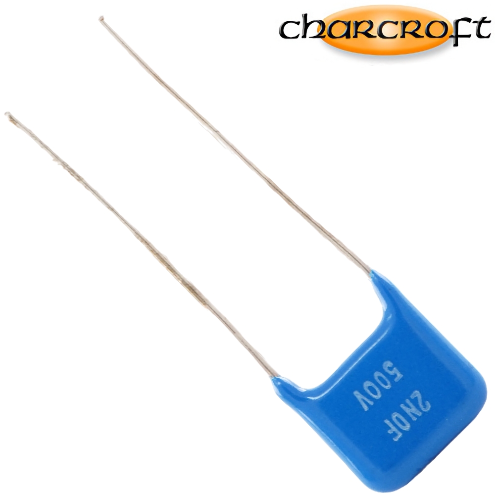 CA1D 2000PF: 2000pF 500Vdc Charcroft Audio Silver Mica Capacitor