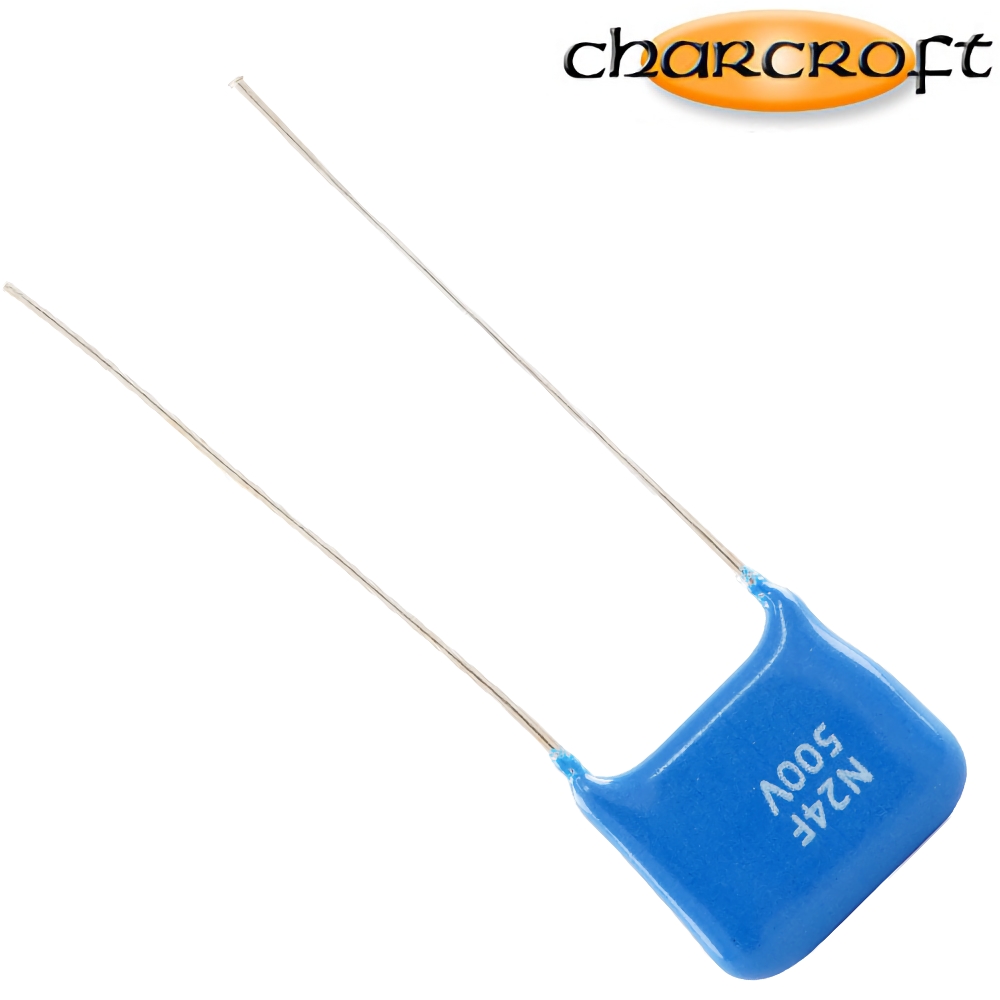 CA1D 240PF: 240pF 500Vdc Charcroft Audio Silver Mica Capacitor