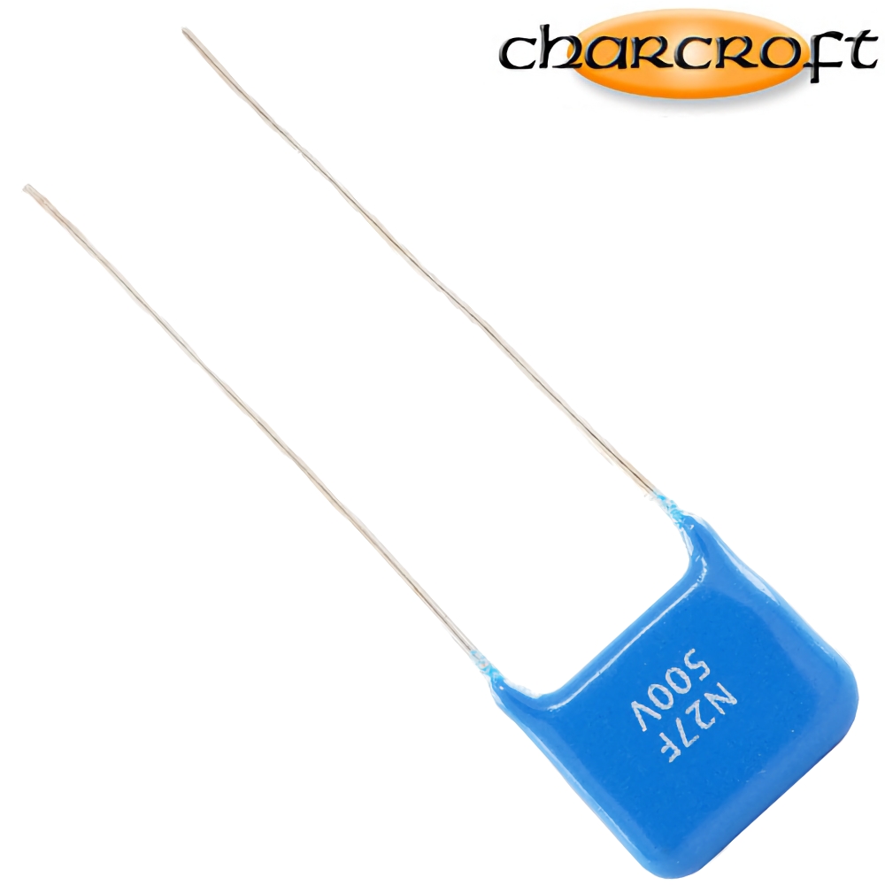 CA1D 270PF: 270pF 500Vdc Charcroft Audio Silver Mica Capacitor