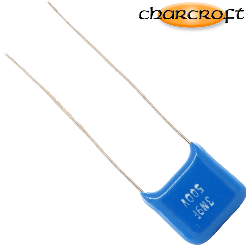 CA1D 3900PF: 3900pF 500Vdc Charcroft Audio Silver Mica Capacitor