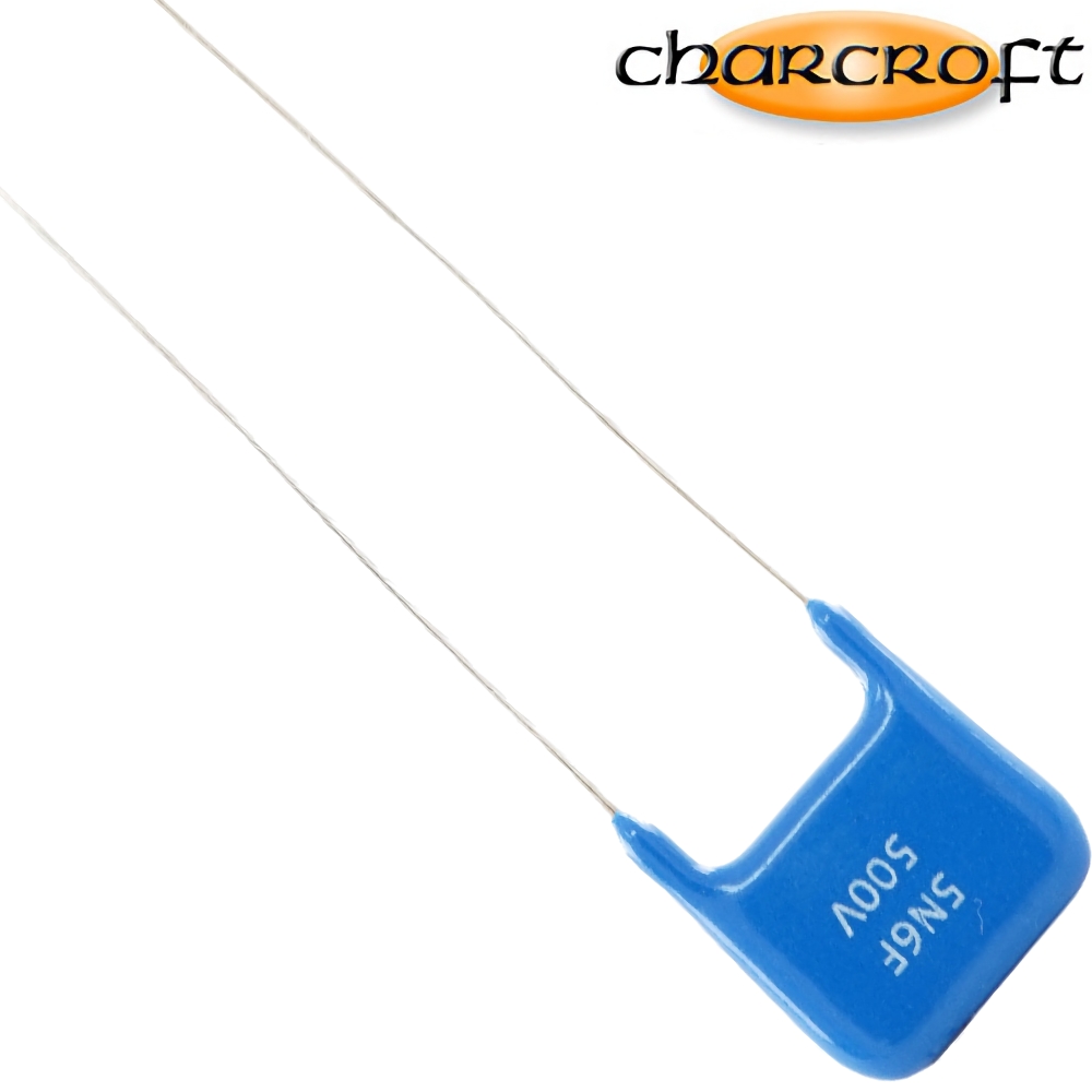 CA1D 5600PF: 5600pF 500Vdc Charcroft Audio Silver Mica Capacitor