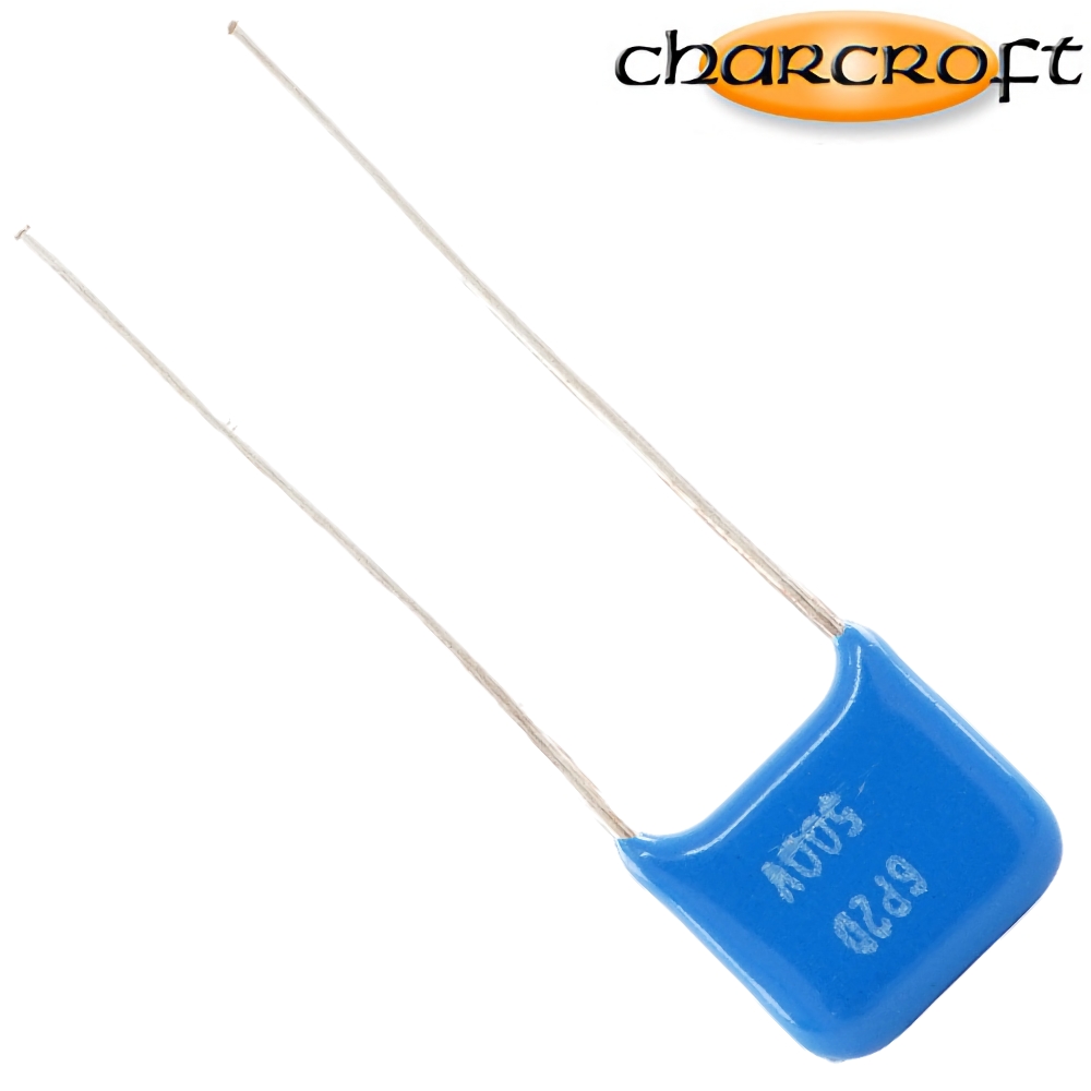 CA1D 6.2PF: 6.2pF 500Vdc Charcroft Audio Silver Mica Capacitor