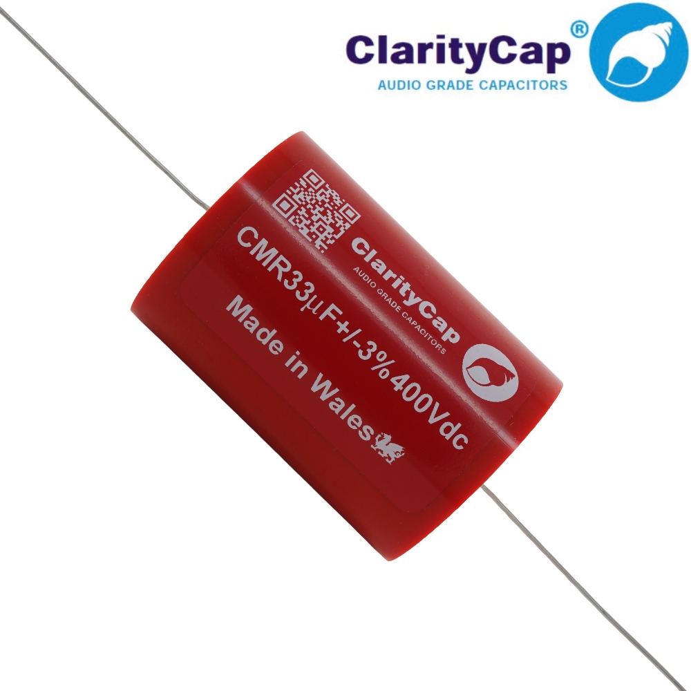 CMR 33UH400V: 33uF 400Vdc ClarityCap CMR Range Polypropylene Capacitor