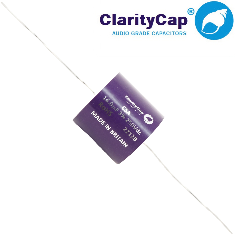 CSA 16UH250V: 16uF 250Vdc ClarityCap CSA Range Polypropylene Capacitor