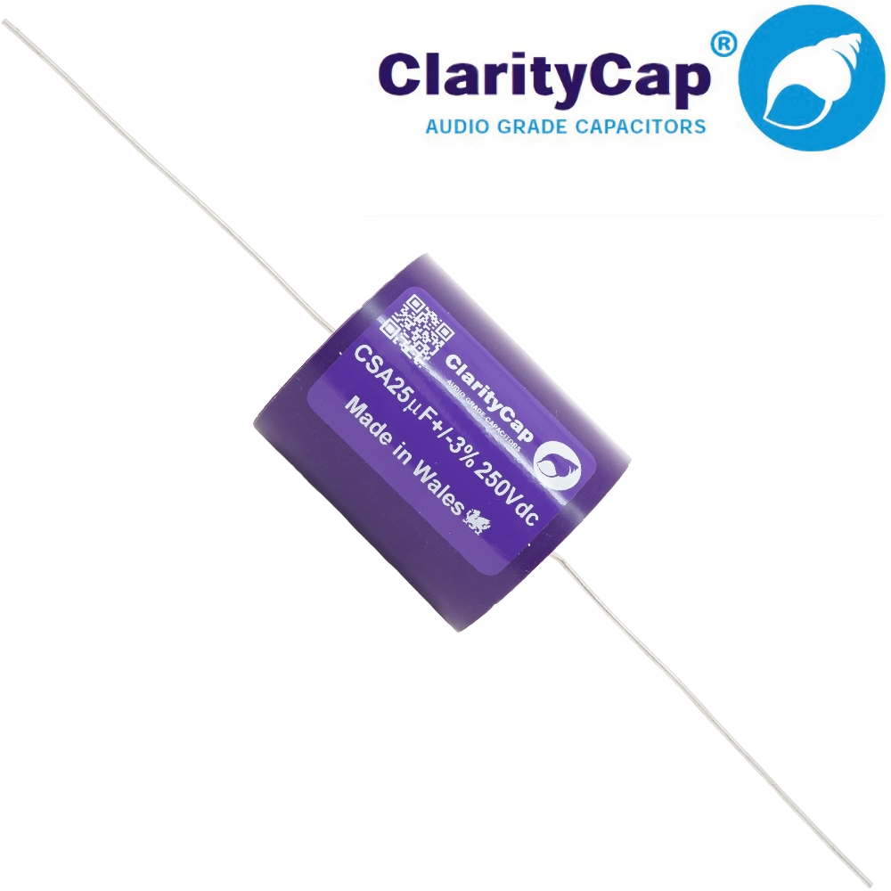 CSA 25UH250V: 25uF 250Vdc ClarityCap CSA Range Polypropylene Capacitor