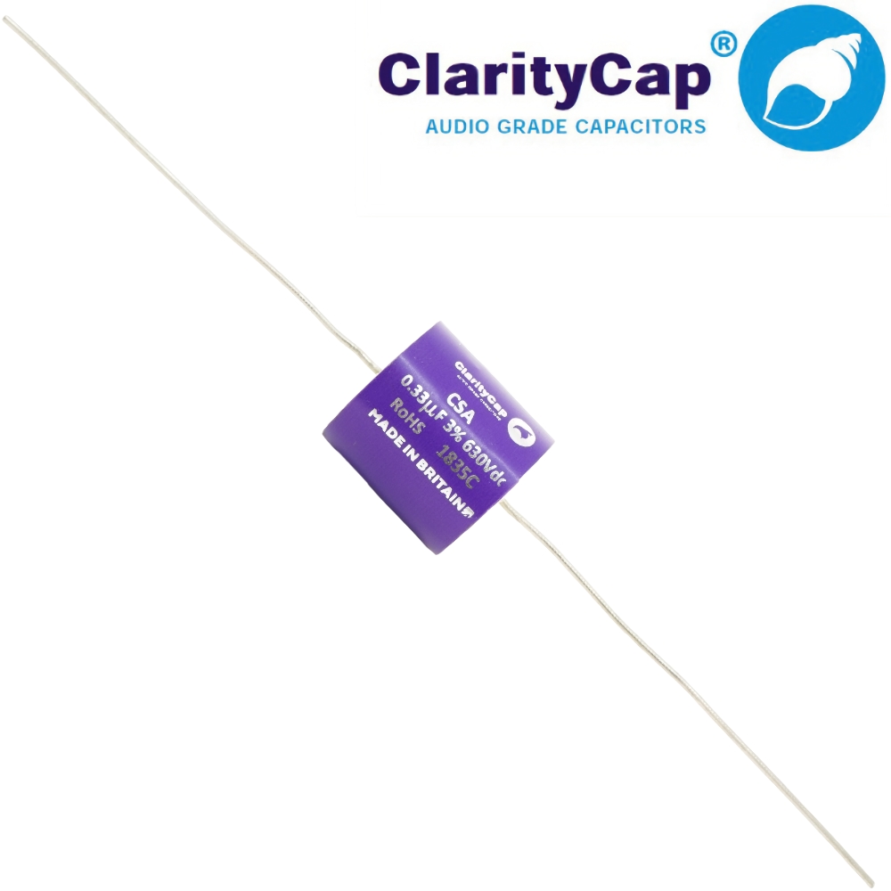 CSA 330NH630V: 0.33uF 630Vdc ClarityCap CSA Range Polypropylene Capacitor