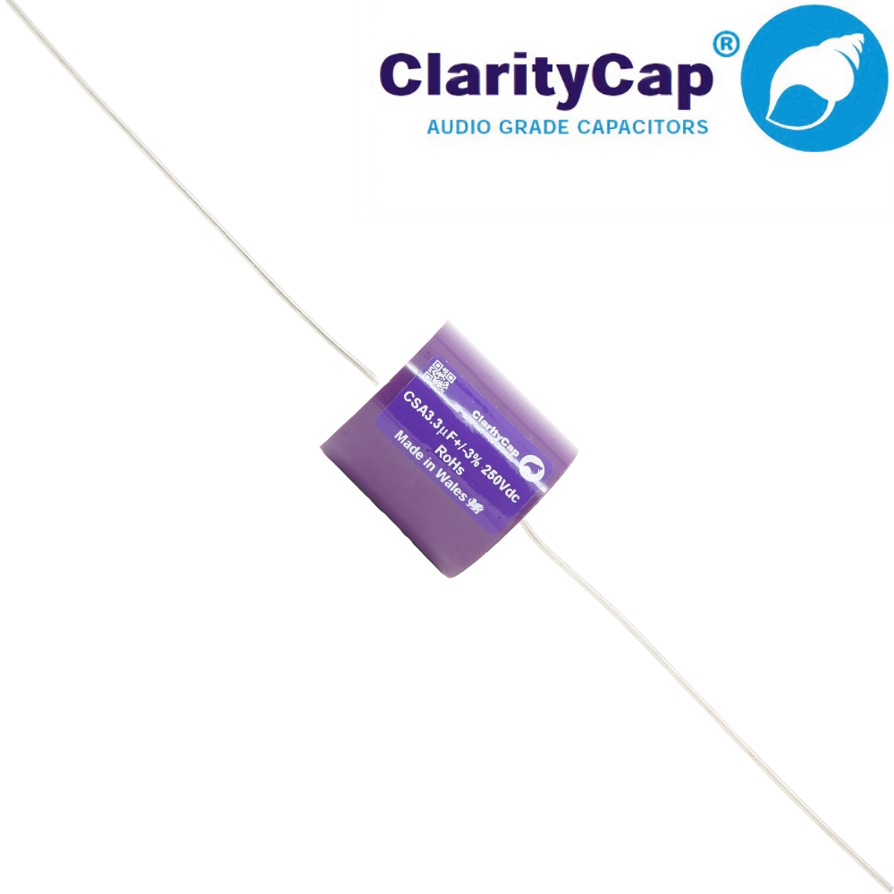 CSA 3U3H250V: 3.3uF 250Vdc ClarityCap CSA Range Polypropylene Capacitor