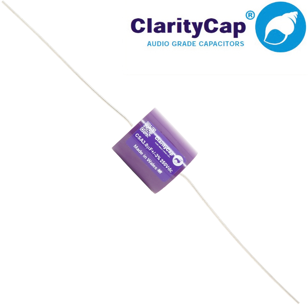 CSA 3UH250V: 3uF 250Vdc ClarityCap CSA Range Polypropylene Capacitor