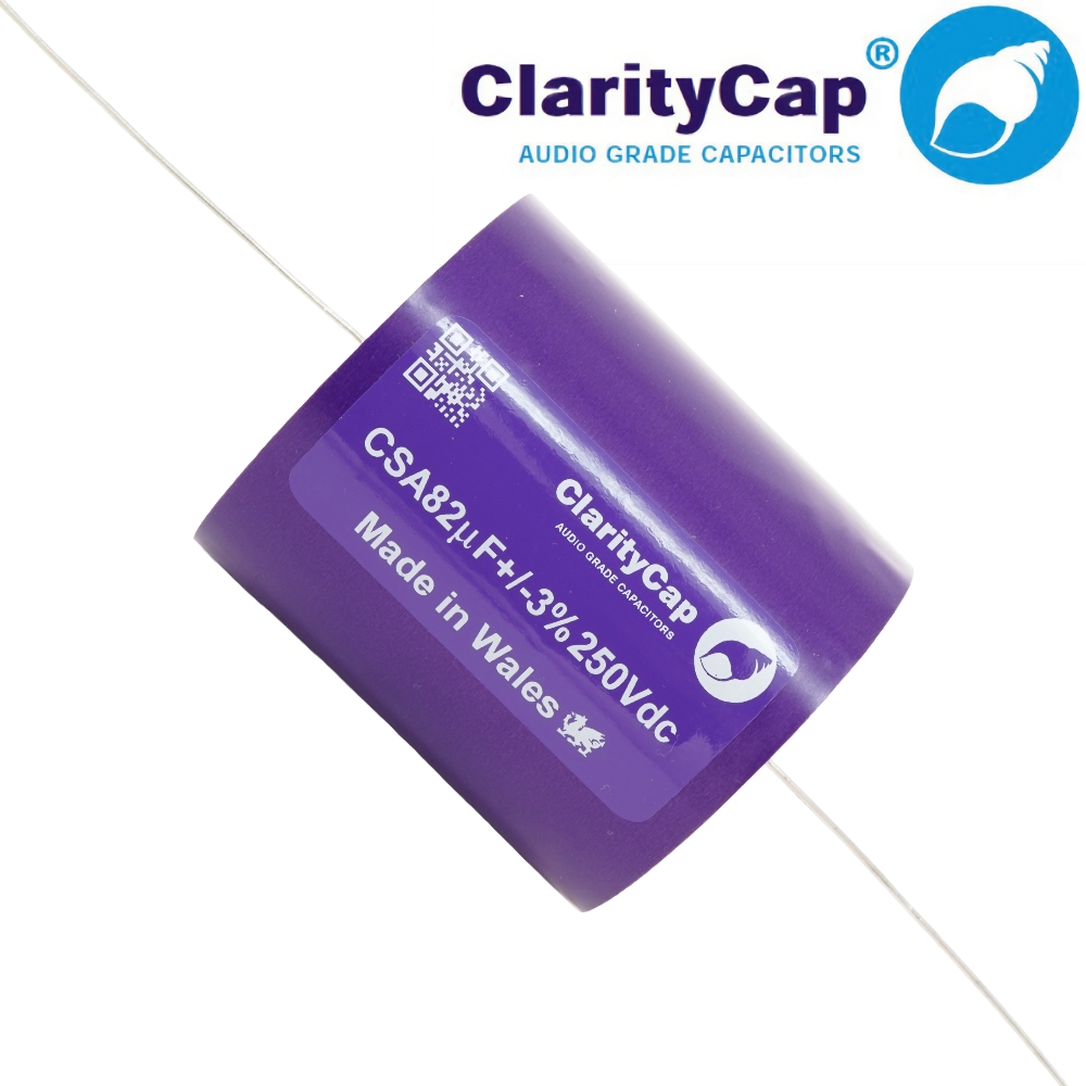 CSA 82UH250V: 82uF 250Vdc ClarityCap CSA Range Polypropylene Capacitor