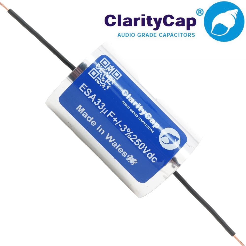 ESA 33UH250V: 33uF 250Vdc Claritycap ESA Range Polypropylene Capacitor