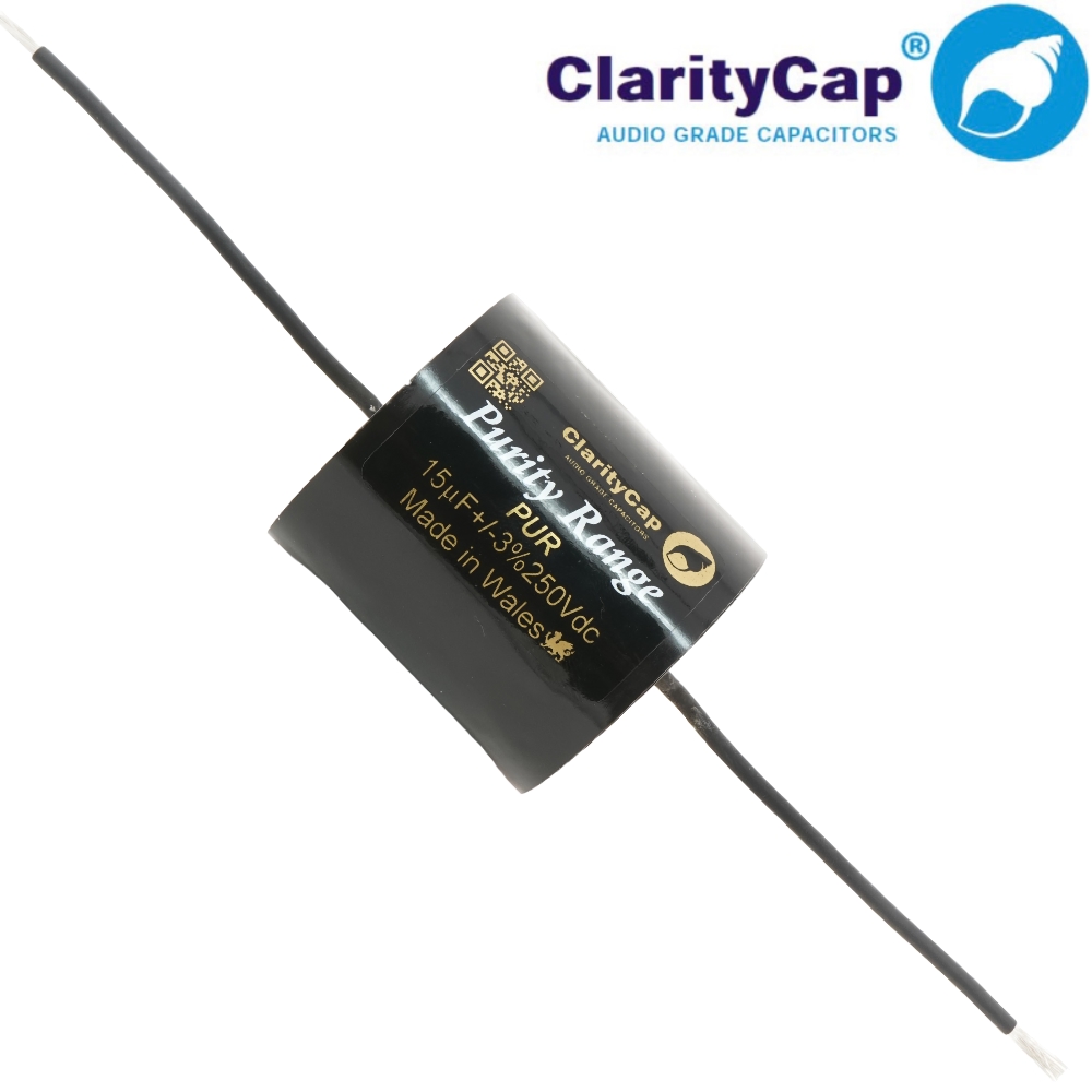 PUR 15UH250V: 15uF 250Vdc ClarityCap PUR Range Capacitor