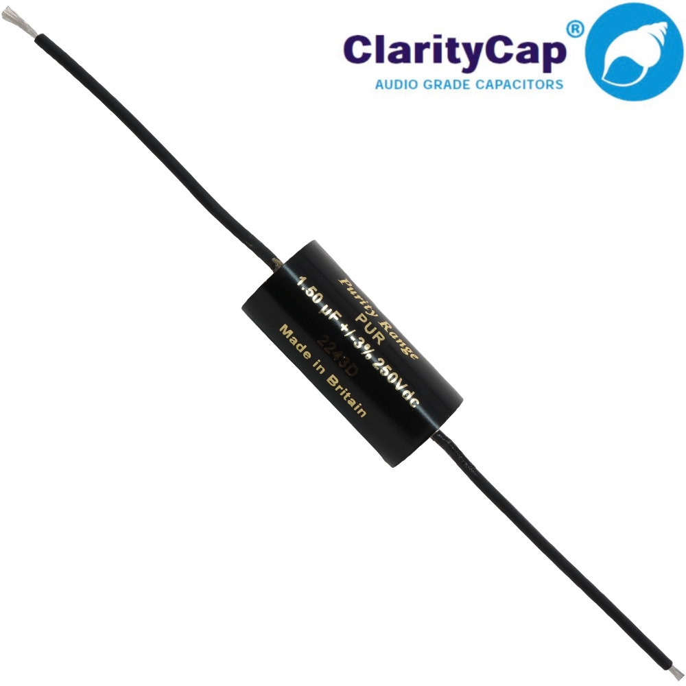 PUR 1U5H250V: 1.5uF 250Vdc ClarityCap PUR Range Capacitor