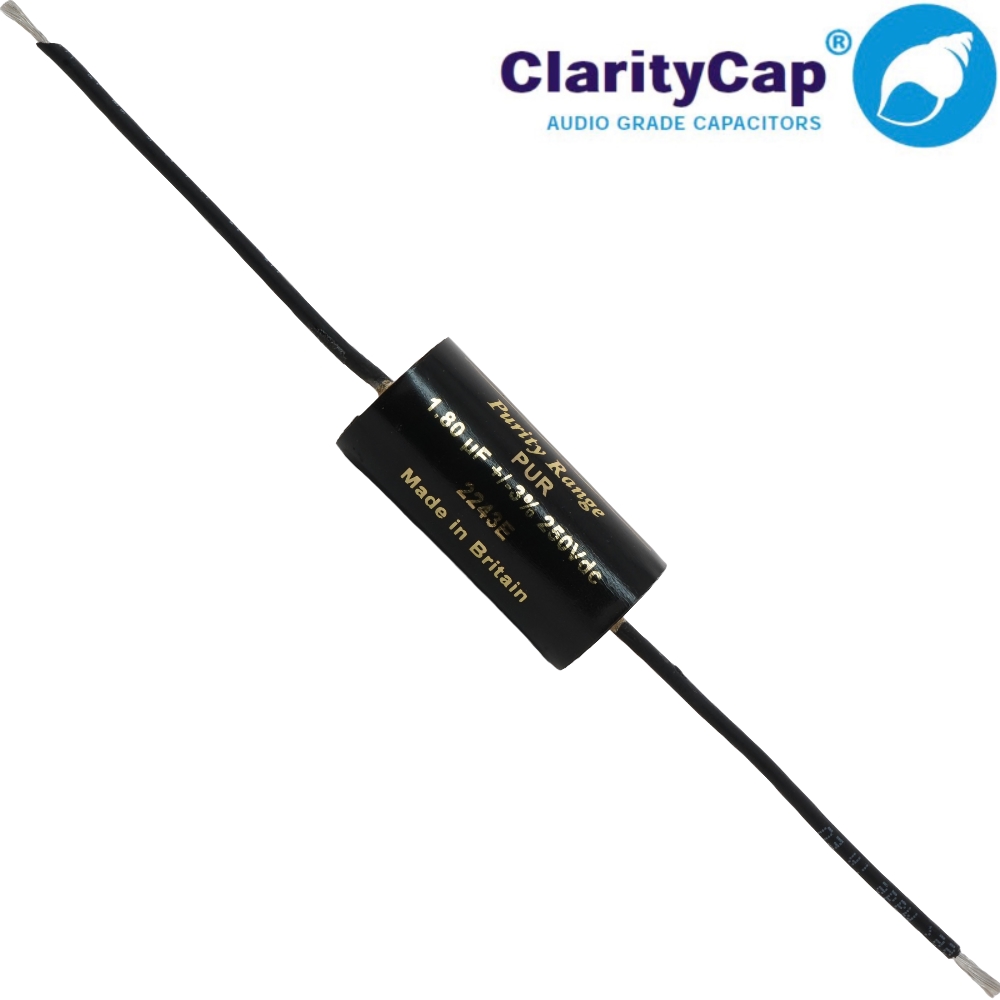 PUR 1U8H250V: 1.8uF 250Vdc ClarityCap PUR Range Capacitor